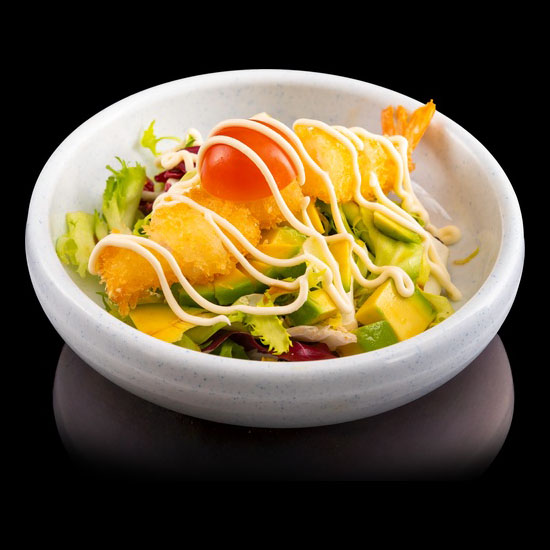 ENSALADA TEMPURA LANGOSTINO